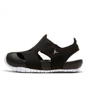 Nike Air Jordan Flare Minimalistiset Sandaalit Lasten Musta