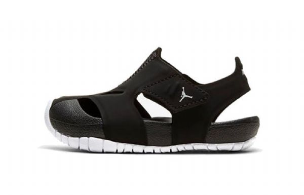 Nike Air Jordan Flare Minimalistiset Sandaalit Lasten Musta