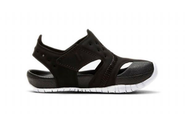 Nike Air Jordan Flare Minimalistiset Sandaalit Lasten Musta