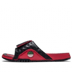 Nike Air Jordan Hydro 13 Slide Urheilutossut Miehille Musta Punainen