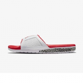 Nike Air Jordan Hydro Iii Retro Varvastossut Miehille Valkoinen Punainen Harmaa