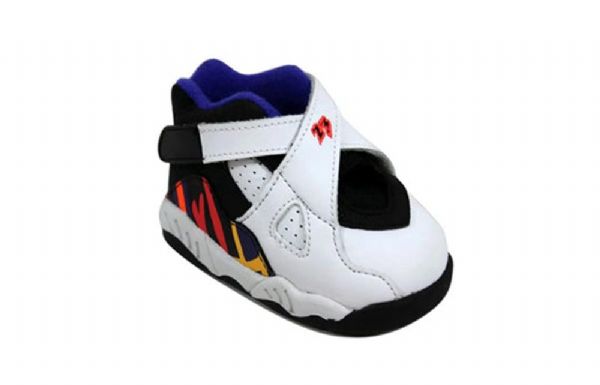 Nike Air Jordan Retro 8 Td Kengät Lapsille Valkoiset