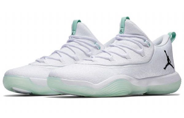 Nike Air Jordan Super.fly Low Tops Pf-lenkkarit Naisille Valkoinen Vihreä