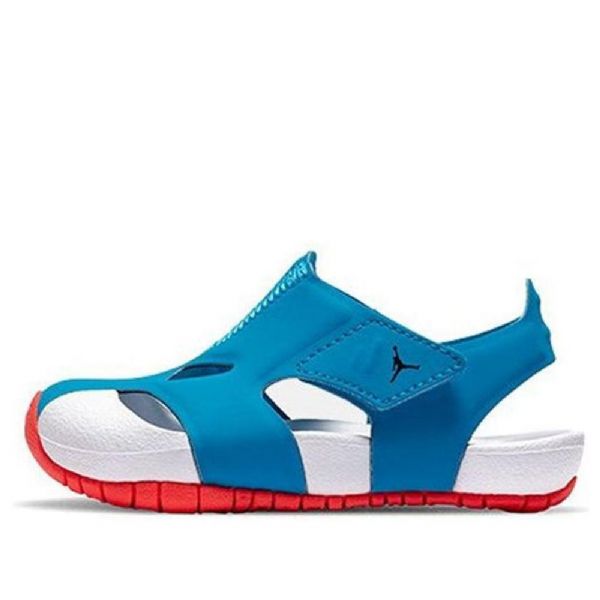 Nike Air Jordan Td Flare Game Time Velcro Sandaalit Lapsille Valkoinen Sininen