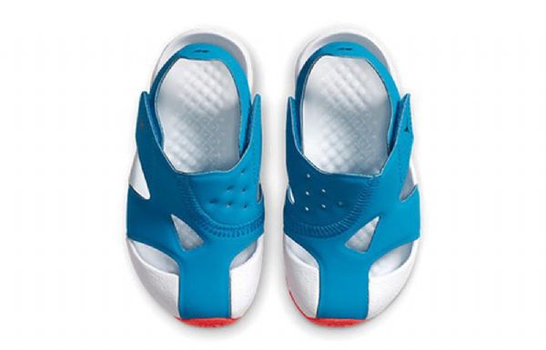 Nike Air Jordan Td Flare Game Time Velcro Sandaalit Lapsille Valkoinen Sininen