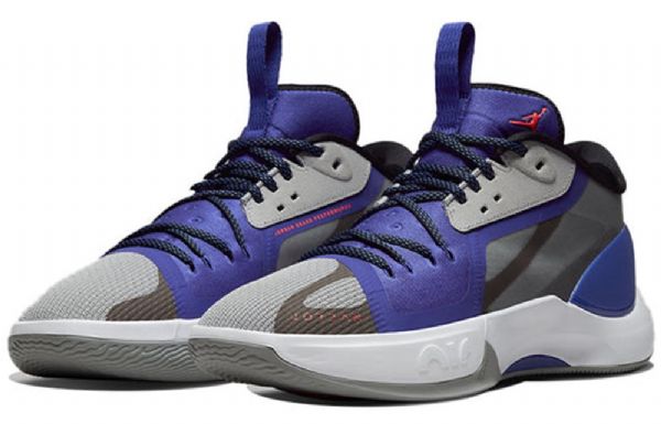 Nike Air Jordan Zoom Erilliset Pf-lenkkarit Miehille Harmaasininen