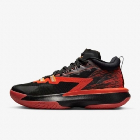 Nike Zion 1 Sp Koripallokengät Miehille Musta Punainen Oranssi