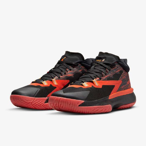 Nike Zion 1 Sp Koripallokengät Miehille Musta Punainen Oranssi
