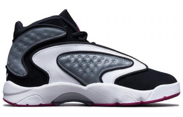 Nike Air Jordan Og High Tops Retro Koripallokengät Naisille Musta Valkoinen Purppura