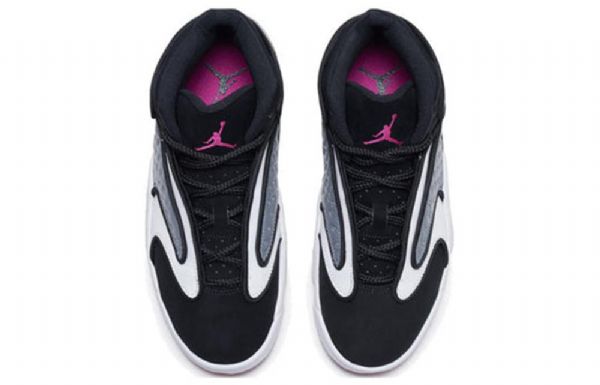 Nike Air Jordan Og High Tops Retro Koripallokengät Naisille Musta Valkoinen Purppura