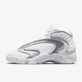 Nike Air Jordan Og Mid Tops Kengät Naisille Valkoinen Harmaa