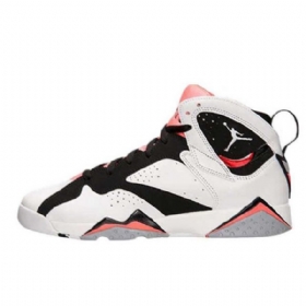 Nike Air Jordan 7 Gg Hot Lava Kengät Miehille Valkoinen Musta