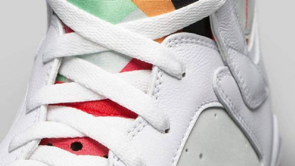 Nike Air Jordan 7 Jäniskengät Miehille Valkoinen Punainen