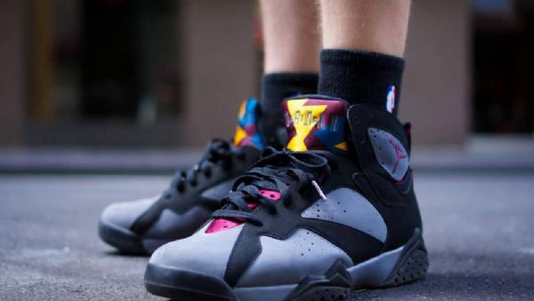 Nike Air Jordan 7 Kengät Miehille Musta Harmaa