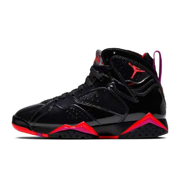 Nike Air Jordan 7 Kiiltävät Kengät Miehille Musta