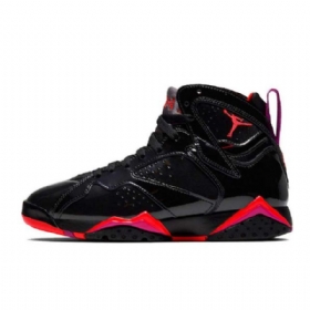 Nike Air Jordan 7 Kiiltävät Kengät Miehille Musta