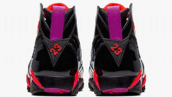 Nike Air Jordan 7 Kiiltävät Kengät Miehille Musta
