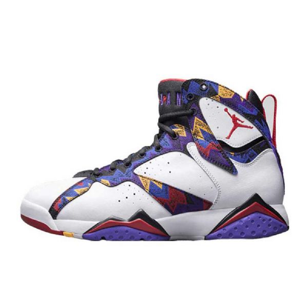 Nike Air Jordan 7 Miesten Villapaitakengät Valkoinen Monivärinen