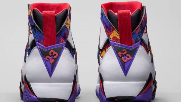 Nike Air Jordan 7 Miesten Villapaitakengät Valkoinen Monivärinen