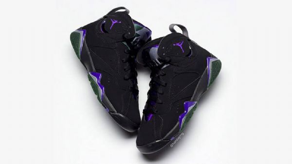 Nike Air Jordan 7 Ray Allen Kengät Miehille Mustat