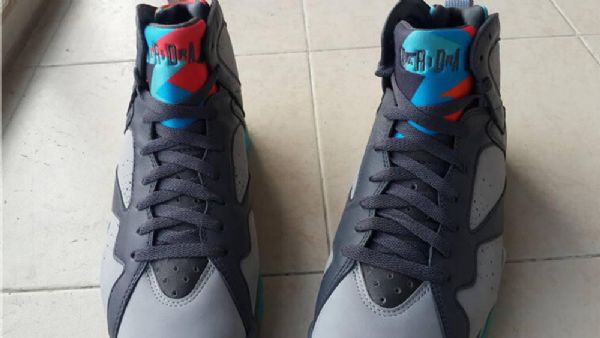 Nike Air Jordan 7 Retro Bobcats Kengät Miehille Harmaa