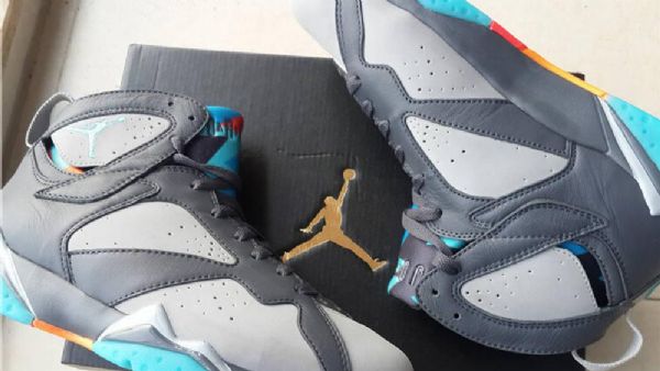 Nike Air Jordan 7 Retro Bobcats Kengät Miehille Harmaa
