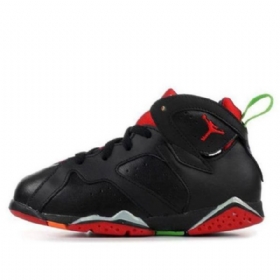 Nike Air Jordan 7 Retro Bt Kengät Lapsille Musta Punainen
