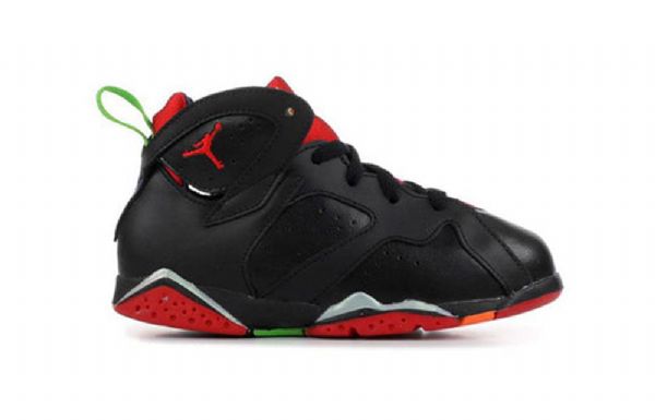 Nike Air Jordan 7 Retro Bt Kengät Lapsille Musta Punainen
