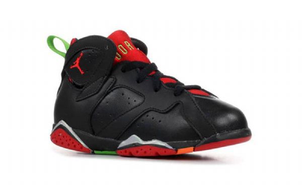 Nike Air Jordan 7 Retro Bt Kengät Lapsille Musta Punainen