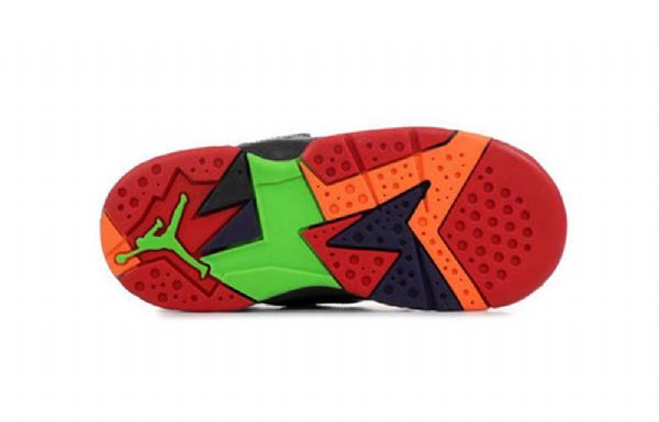 Nike Air Jordan 7 Retro Bt Kengät Lapsille Musta Punainen