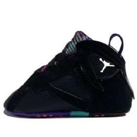 Nike Air Jordan 7 Retro-kengät Lapsille Musta