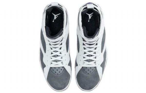 Nike Air Jordan 7 Retro Koripallokengät Miehille Laivastonharmaa Musta