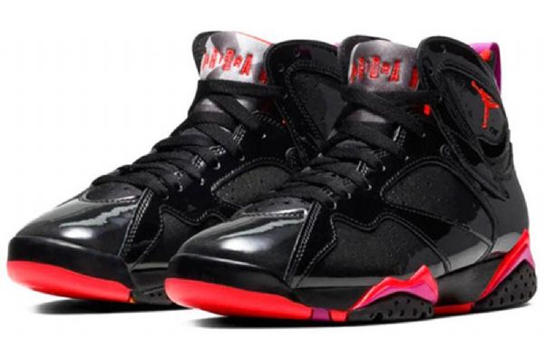 Nike Air Jordan 7 Retro-koripallokengät Naisille Mustat
