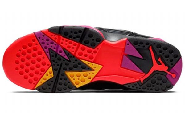Nike Air Jordan 7 Retro-koripallokengät Naisille Mustat