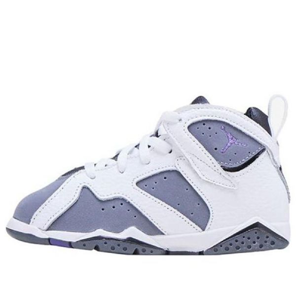 Nike Air Jordan 7 Retro Td Kengät Lapsille Laivastonharmaa Musta