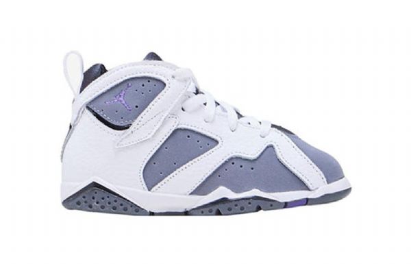 Nike Air Jordan 7 Retro Td Kengät Lapsille Laivastonharmaa Musta
