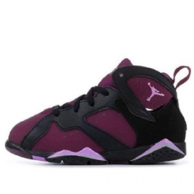 Nike Air Jordan 7 Retro Td Kengät Lapsille Violetti Musta