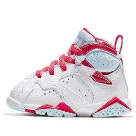 Nike Air Jordan 7 Retro Td Koripallokengät Lapsille Valkoinen