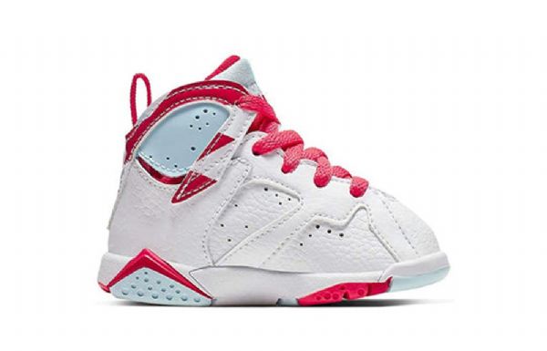 Nike Air Jordan 7 Retro Td Koripallokengät Lapsille Valkoinen
