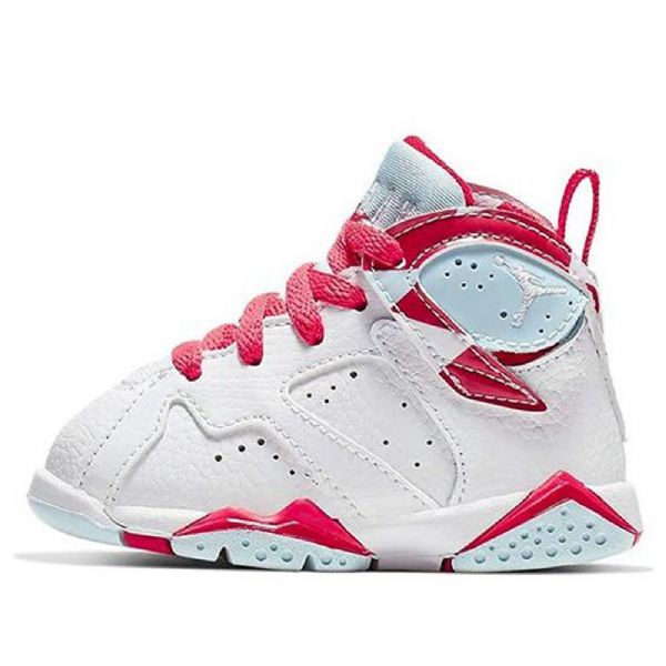 Nike Air Jordan 7 Retro Td Koripallokengät Lapsille Valkoinen
