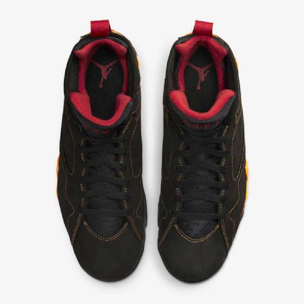 Nike Air Jordan 7 Retrokengät Miehille Musta Punainen