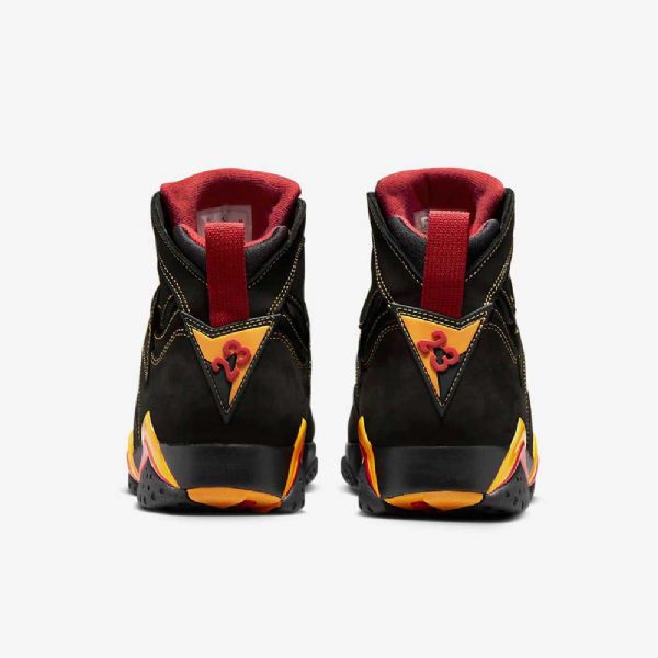 Nike Air Jordan 7 Retrokengät Miehille Musta Punainen