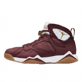 Nike Air Jordan 7 Sikarikengät Miehille Burgundy