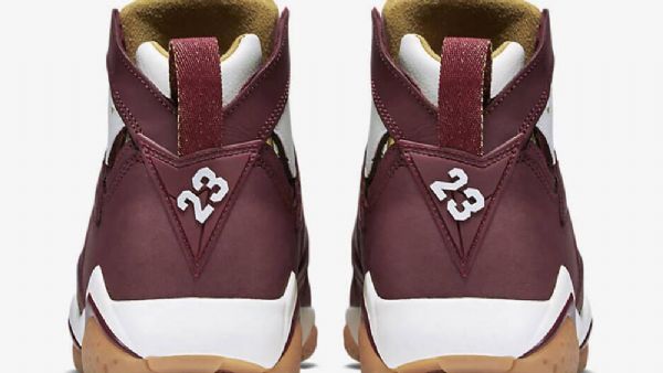Nike Air Jordan 7 Sikarikengät Miehille Burgundy