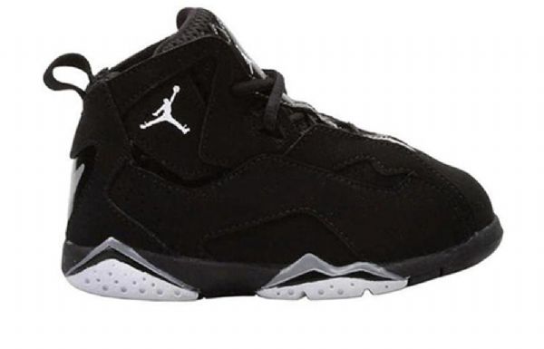 Nike Air Jordan 7 True Flight Retro Koripallokengät Lapsille Musta