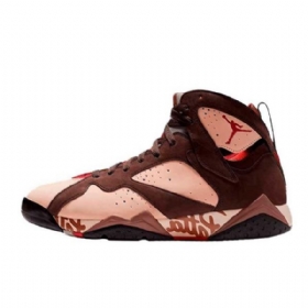 Nike Patta Air Jordan 7 Mahonkikengät Miehille Burgundy