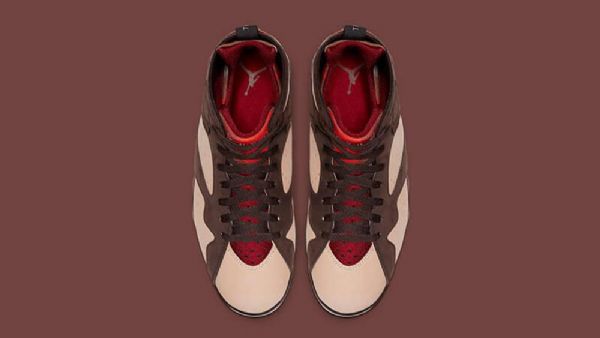 Nike Patta Air Jordan 7 Mahonkikengät Miehille Burgundy