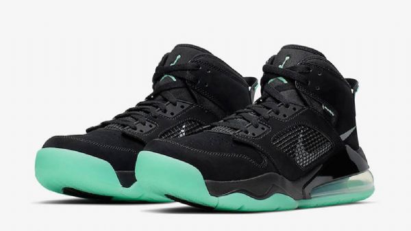 Nike Air Jordan Mars 270 Glow Topit Miesten Kengissä Musta Vihreä