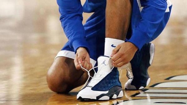Nike Air Jordan 13 Flint-kengät Miehille Laivastonsininen