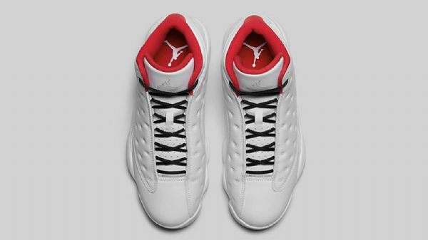 Nike Air Jordan 13 Gs Miesten Kengät Valkoinen Punainen